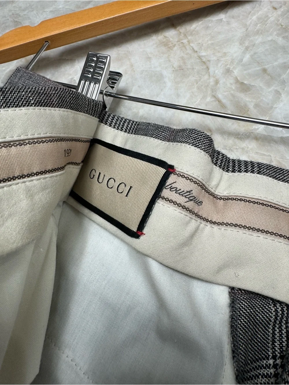 Gucci Plaid Dress Pants